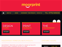 Tablet Screenshot of moorprintplymouth.co.uk